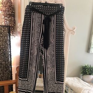 Palazzo pattern lightweight pants by INC. the Bay